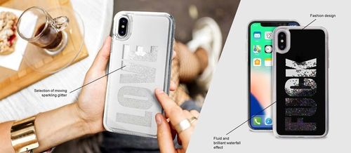 Puro Aqua Love - Etui iPhone X (White) na Arena.pl