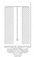 P49 Panel ażurowy kwiatowy glamour dekoracja okna ORNAMENT premium 60x130