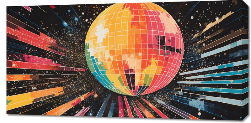 Obraz 100x50cm Disco Gra! zdjęcie 1