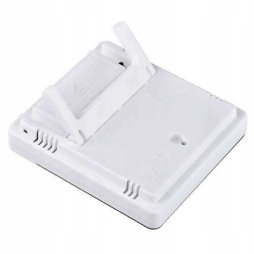 CYFROWY TERMOMETR HIGROMETR PŁASKI BIAŁY 6602 na Arena.pl