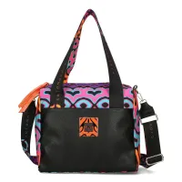 torebka damska pojemna na ramię a4 wzorzysta ego