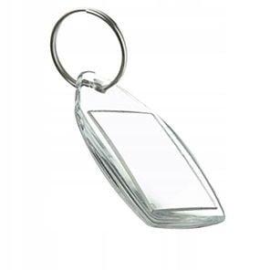 Brelok do kluczy akryl komponenty miejsce na logo zdjęcie 1