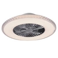 Sufitowy lampowentylator HARSTAD R62412106 RL Light LED 40W 3000-6500K na pilot srebrny