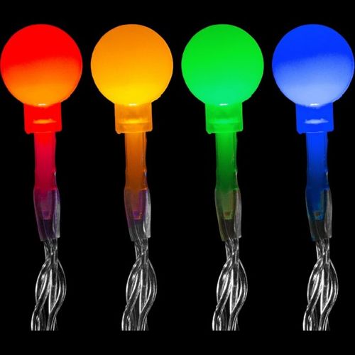 Lampki 50 LED kolorowe kulki z programatorem, adapter na Arena.pl