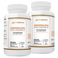 B17 Amigdalina 4mg+Prebiotyk PESTKI MORELI 2x120k