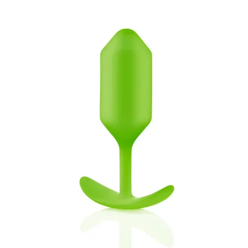 Plug analny - B-Vibe Snug Plug 3 Lime na Arena.pl