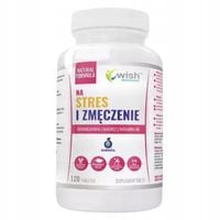 WISH STRES I ZMĘCZENIE 120tabl MAGNEZ ASHWAGANDHA WITAMINA B6 STAWY KOŚCI