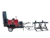 Hydrauliczny podajnik kłód drewna do piło-łuparek pni polan łuparki winda