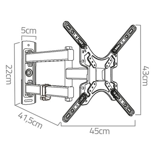Uchwyt do telewizora 17-56 cali Humberg 30 kg na Arena.pl