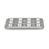 Forma na 12 mini muffinek SILVER-TOP srebrna Patisse