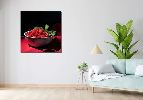 Obraz 90x90cm Malinowa Misa na Arena.pl