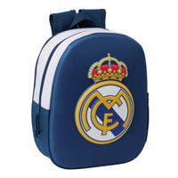 Plecak dziecięcy Real Madrid C.F. Czarny 27 x 33 x 10 cm 3D