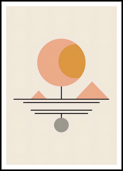 Plakat 70x100cm Geometryczna Utopia zdjęcie 3