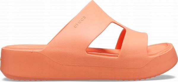 Damskie Wygodne Buty Klapki Crocs Gataway Platform 209409 Strap 38-39 zdjęcie 3