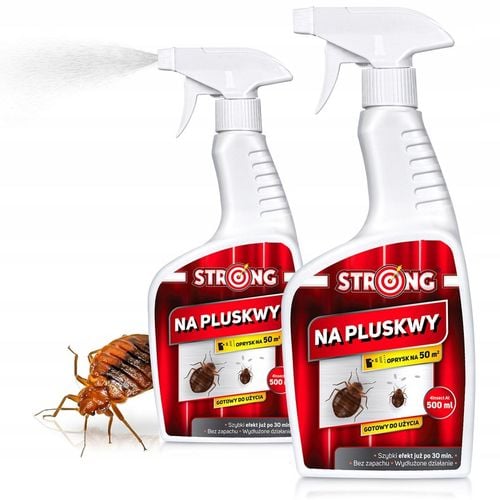 2X MOCNY OPRYSK ŚRODEK NA PLUSKWY DOMOWE LARWY STRONG CYPERMETRYNA na Arena.pl