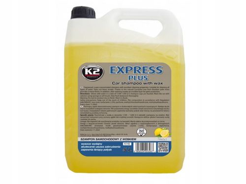 K2 EXPRESS PLUS SZAMPON samochodowy Z WOSKIEM do mycia auta 5000ml 5L na Arena.pl