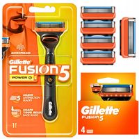 Gillette Fusion 5 ostrza x 5 plus maszynka do golenia Fusion Power zestaw