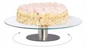 PATERA OBROTOWA SZKLANA TORT CIASTO RAVI 30CM NDZ
