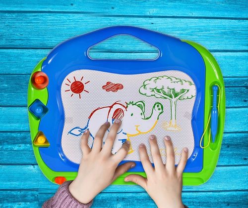 ZNIKOPIS TABLICA MAGNETYCZNA KOLOROWA DO MALOWANIA ZNIKOPIS STEMPELKI na Arena.pl