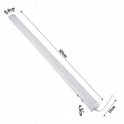 Lampa Sufitowa LED Do Garażu 60W 120cm 5000lm Warsztatu Oprawa na Arena.pl