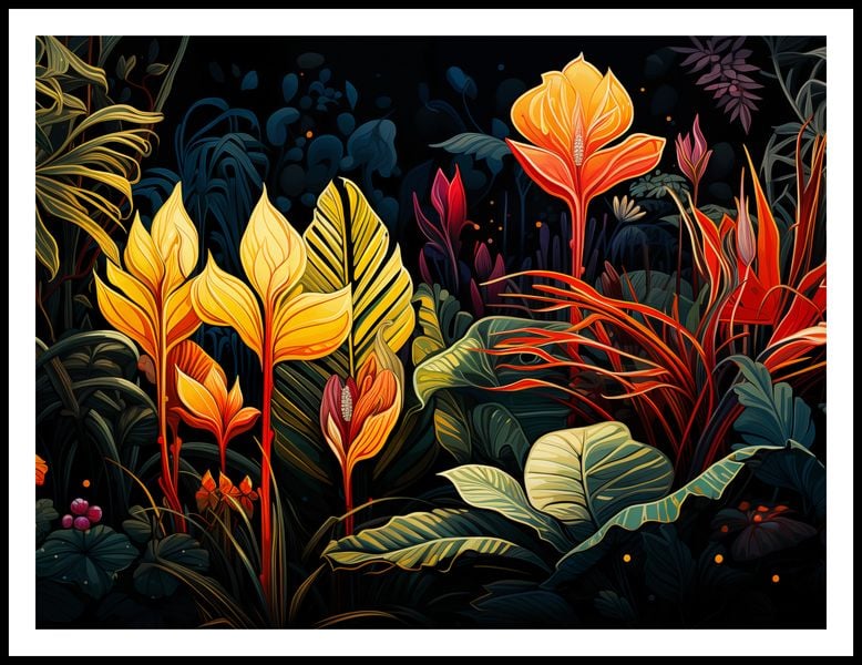 Plakat 100x75cm Tropikalna Symfonia zdjęcie 3