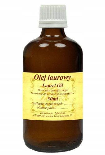 OLEJ LAUROWY 50ml zimnotłoczony nierafinowany na Arena.pl