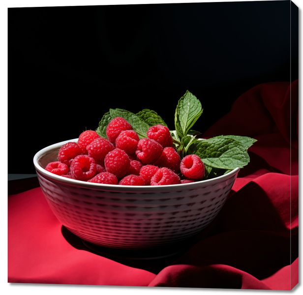 Obraz 100x100cm Malinowa Misa zdjęcie 1