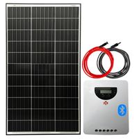 ZESTAW FOTOWOLTAICZNY 170W SOLARNY NA KAMPER ŁÓDŹ JACHT MPPT