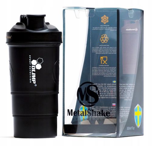 OLIMP SHAKER MetalShake 600ml CZARNY na Arena.pl