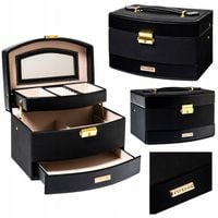 Organizer Peterson kuferek pojemny Peterson na biżuterię kolczyki