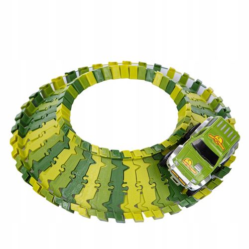 MEGA TOR WYŚCIGOWY PARK DINOZAURÓW MAGIC TRACK 270 elementów, 360cm TOR na Arena.pl