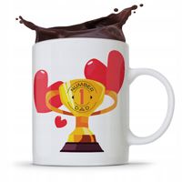 Kubek Na Dzień Ojca Dla Taty Numer One Dad Prezent Z Nadrukiem Ze Zdjęciem