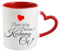 KUBEK Z NADRUKIEM PREZENT DLA BABCI NA DZIEŃ BABCI URODZINY