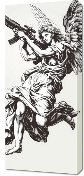 Obraz 40x90cm Anioł Wojny zdjęcie 1