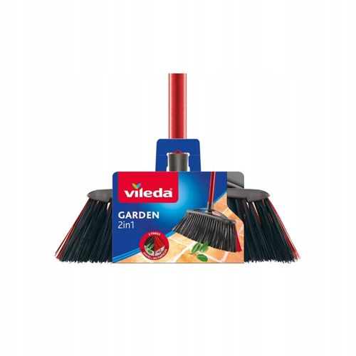 VILEDA Szczotka miotła zewnętrzna 2 w 1 z kijem na Arena.pl