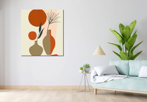 Obraz 90x100cm Wazy w Czerwieni na Arena.pl