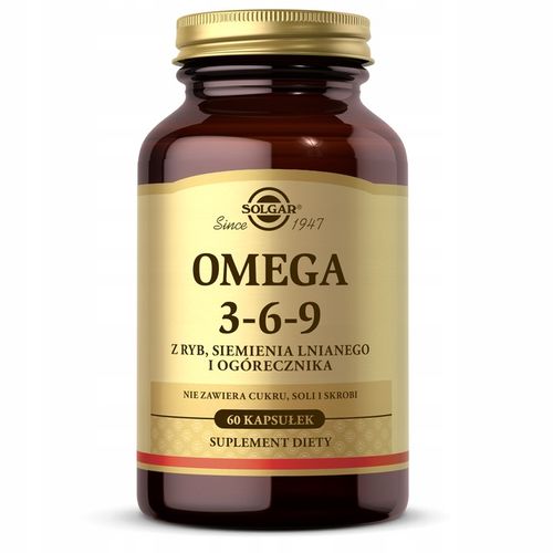 Solgar OMEGA 3-6-9 60 kapsułek na Arena.pl