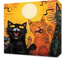 Obraz 40x40cm Kocie Koncertowanie