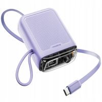innostyle mini powerbank 10000mah 2x usb-c typ c 33w rozwijany kabel usb-c