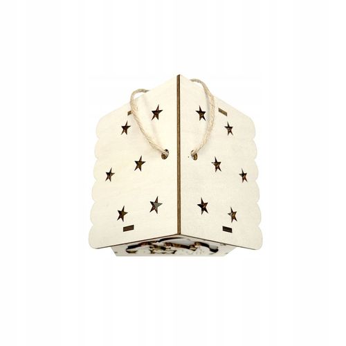 Lampion na Roraty lampion Adwentowy drewniany Lampion + LED Piękne Gwiazdki na Arena.pl