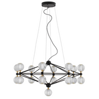 Modernistyczna lampa wisząca BOYA LE42740 LED do holu czarna