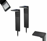 ZESTAW 2X Solarny Słupek Ogrodowy Lampa Stojąca LED 57cm Czujnik Zmierzchu