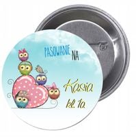 Przypinki buttony pasowanie na... SUPER CENA