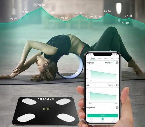 WAGA ŁAZIENKOWA ANALITYCZNA SLIM 180KG SMART+ 31w1 ANDROID iOS na Arena.pl