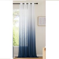 Firany Zasłony półprzezroczyste kółka 220x140 BIAŁY GRANAT-Pony Dance-1 szt