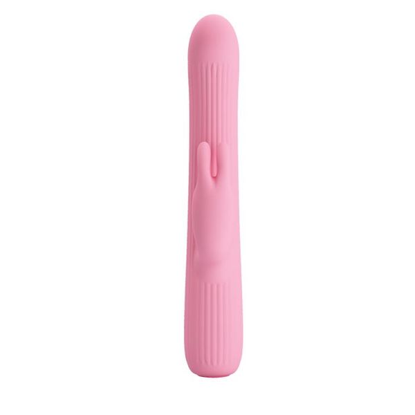 Królik Wibrator Z Masażerem Rotacyjny 18Cm 4Tryby zdjęcie 4