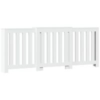 Osłona na grzejnik, biała, 205x21,5x83,5 cm