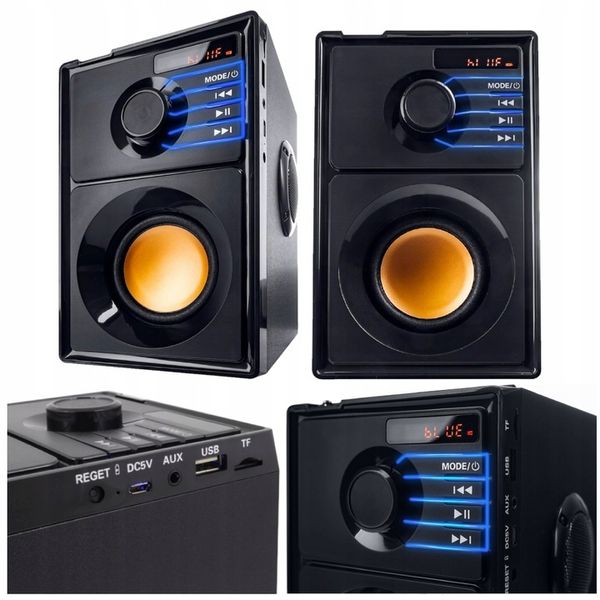 RADIO BUDOWLANE FM GŁOŚNIK BEZPRZEWODOWY BLUETOOTH BT KOLUMNA WIEŻA BAZOOKA zdjęcie 9