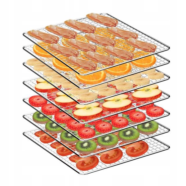 SUSZARKA SPOŻYWCZA DO GRZYBÓW WARZYW OWOCÓW DEHYDRATOR 600W 7 POZIOMÓW zdjęcie 6