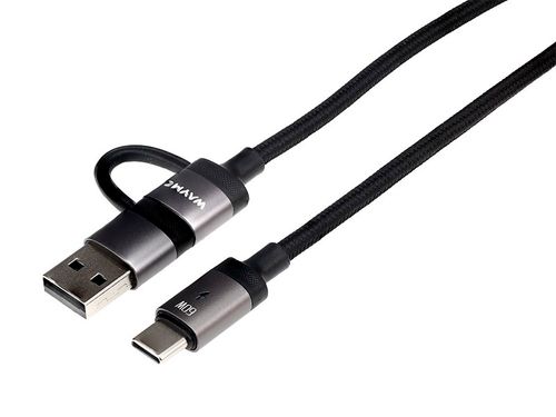 WAYME Kabel do ładowania i synchronizacji, w oplocie z mikrofibry na Arena.pl